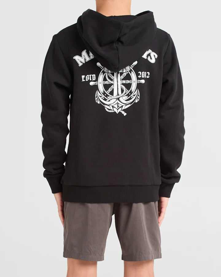 anchor wheel youth pull over, the mad hueys, black