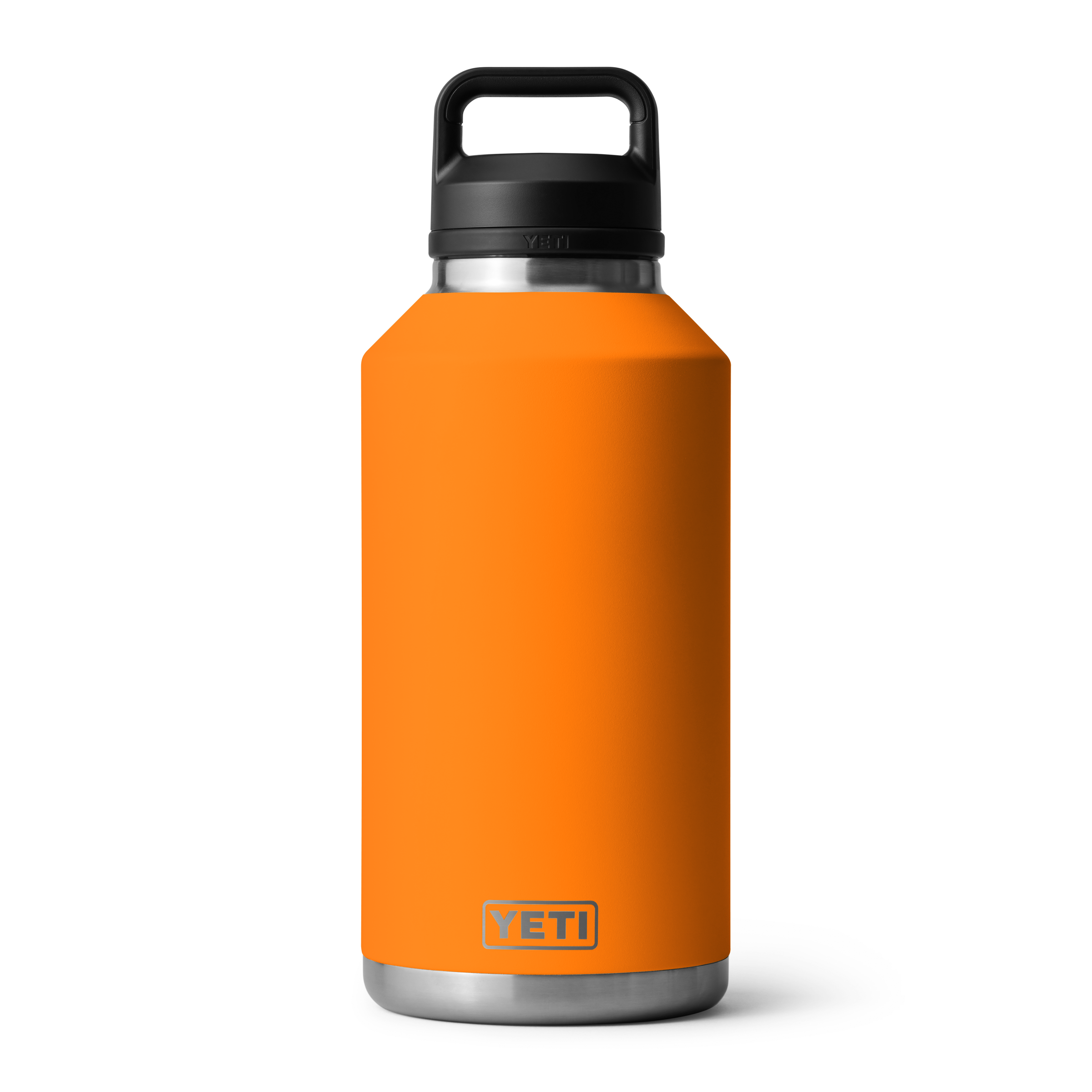 Drink bottle, orange bottle, keeps cold drinks cold, 100% leak proof, easy to carry, double vacuum insulated, yeti