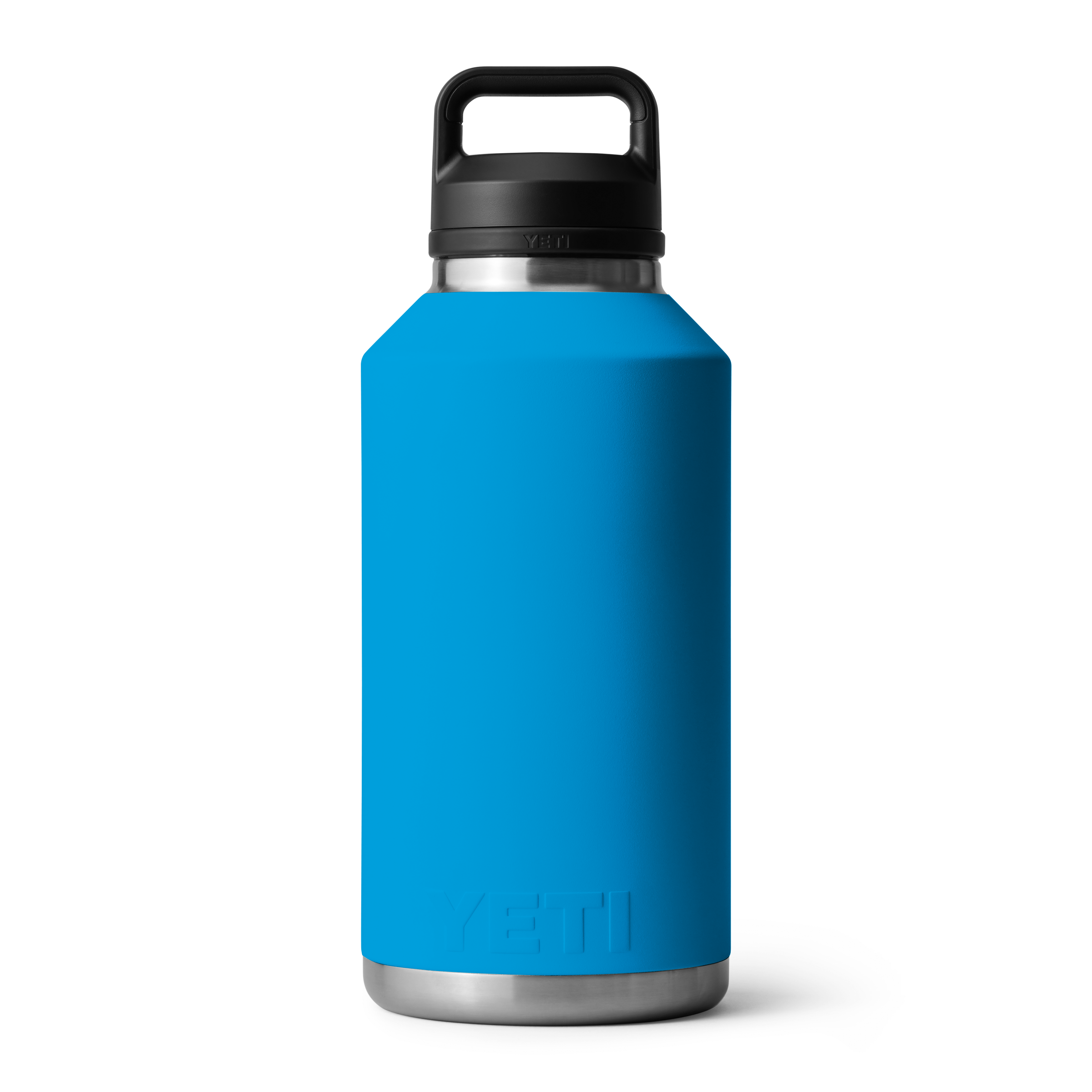 yeti, drink bottle, 64oz rambler, big wave blue