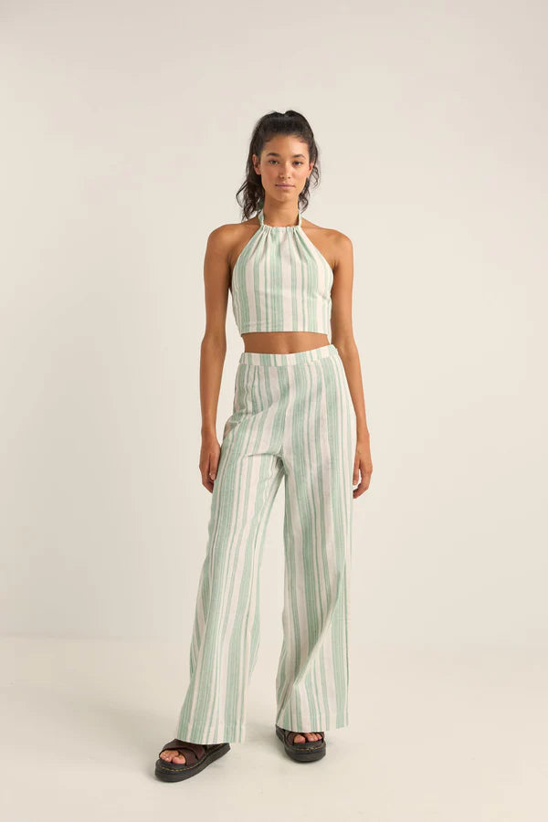 DINERO STRIPE WIDE LEG PANT