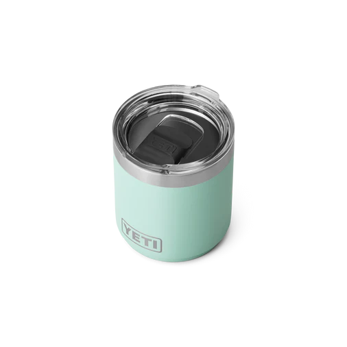 10oz rambler, stackable lowball with magslider lid, seafoam yeti