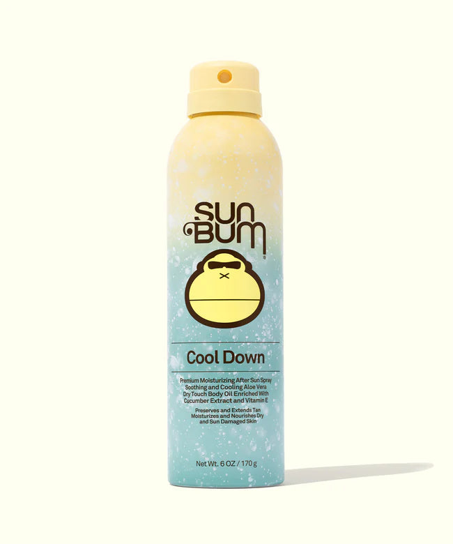 sun bum, aloe spray, cool down