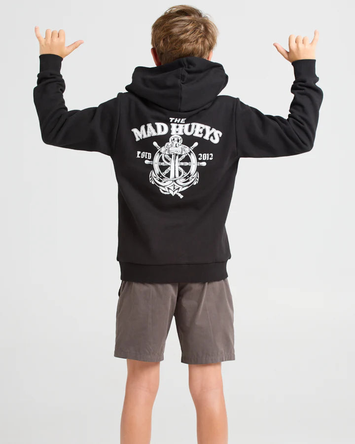 anchor wheel youth pull over, the mad hueys, black