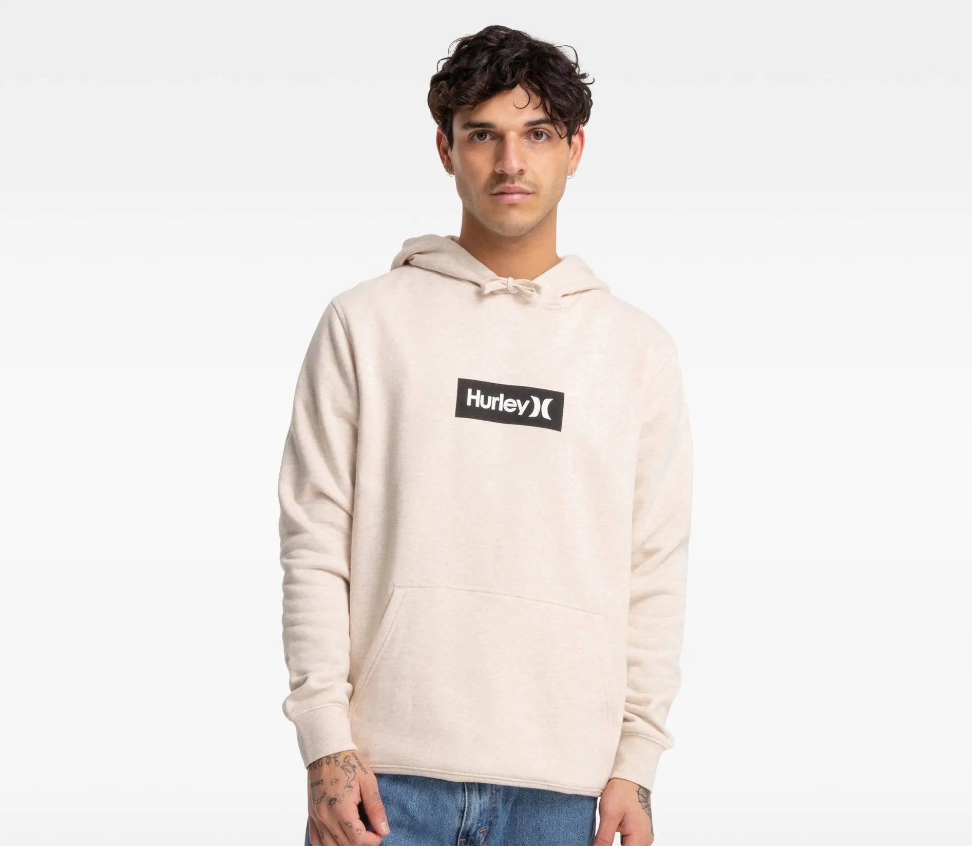 BOX ONLY FLEECE, HEATHER SAND, HURLEY