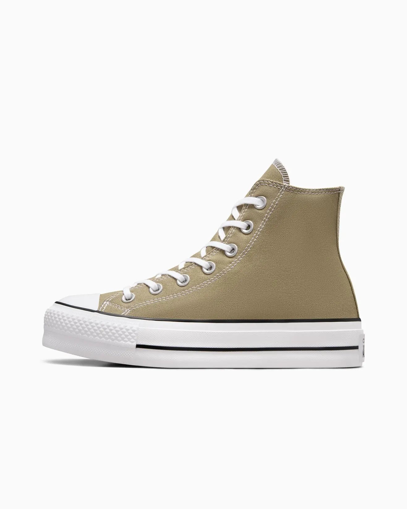 Womens Converse Chuck Taylor All Star Lift Seasonal Colour High Top Mossy Sloth