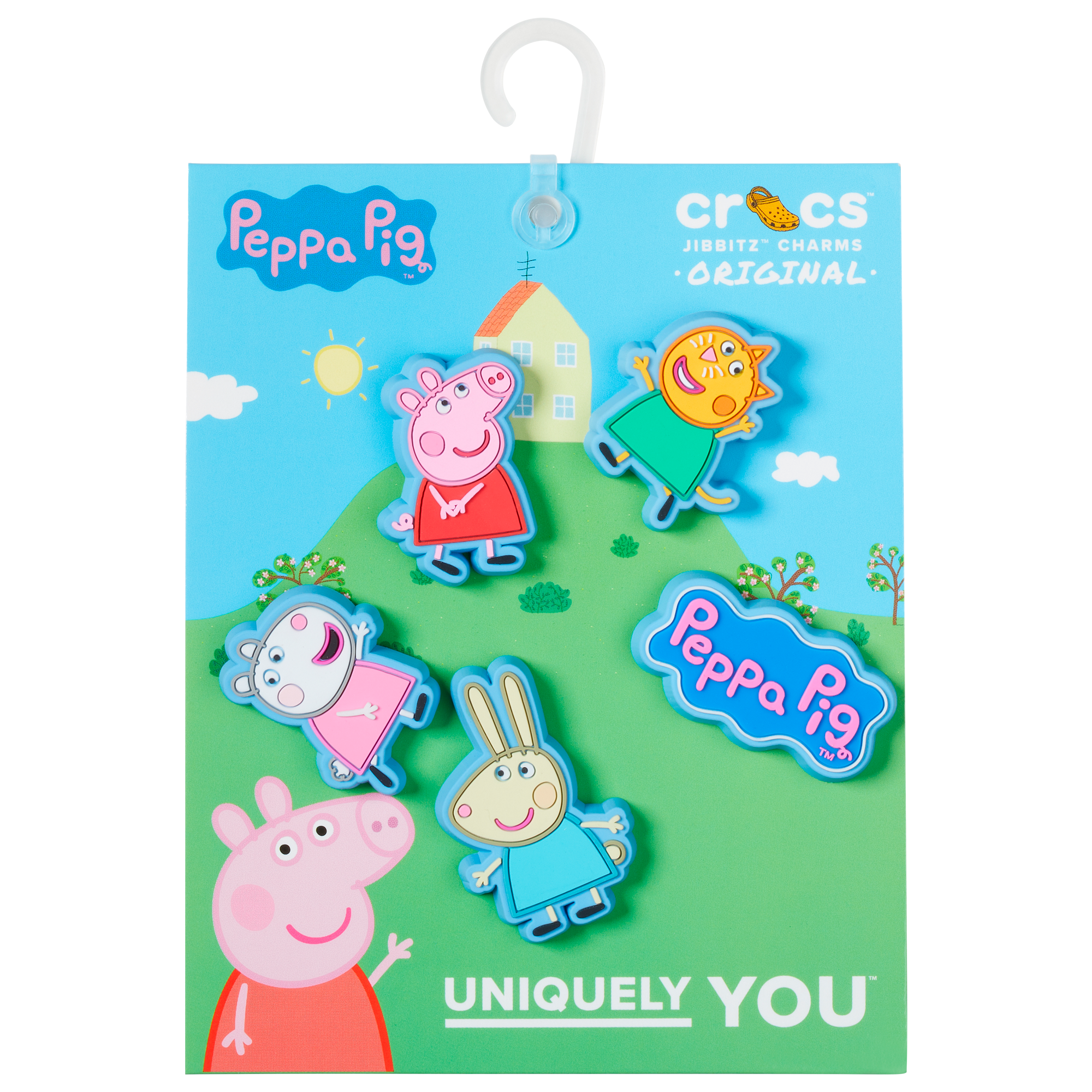 JIBBITZ PEPPA PIG 5 PACK