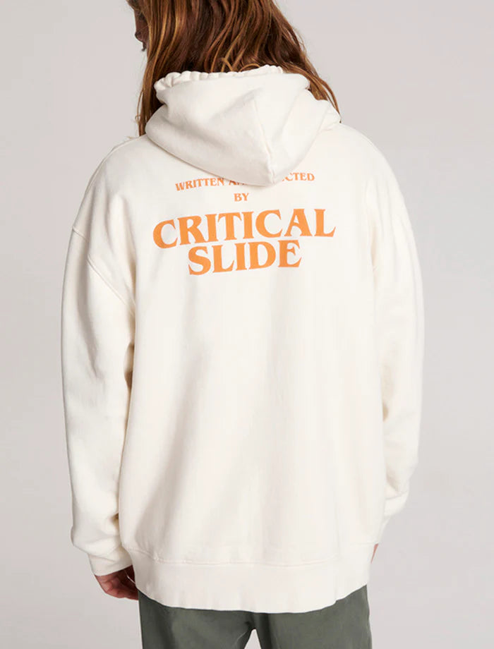 DIRECTOR HOODIE, VINTAGE WHITE, CRITICAL SLIDE