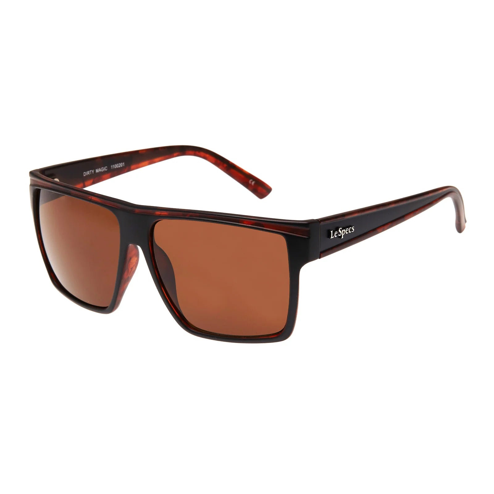 DIRTY MAGIC, MATTE BLACK TORT, MENS SUNGLASSES, LE SPECS