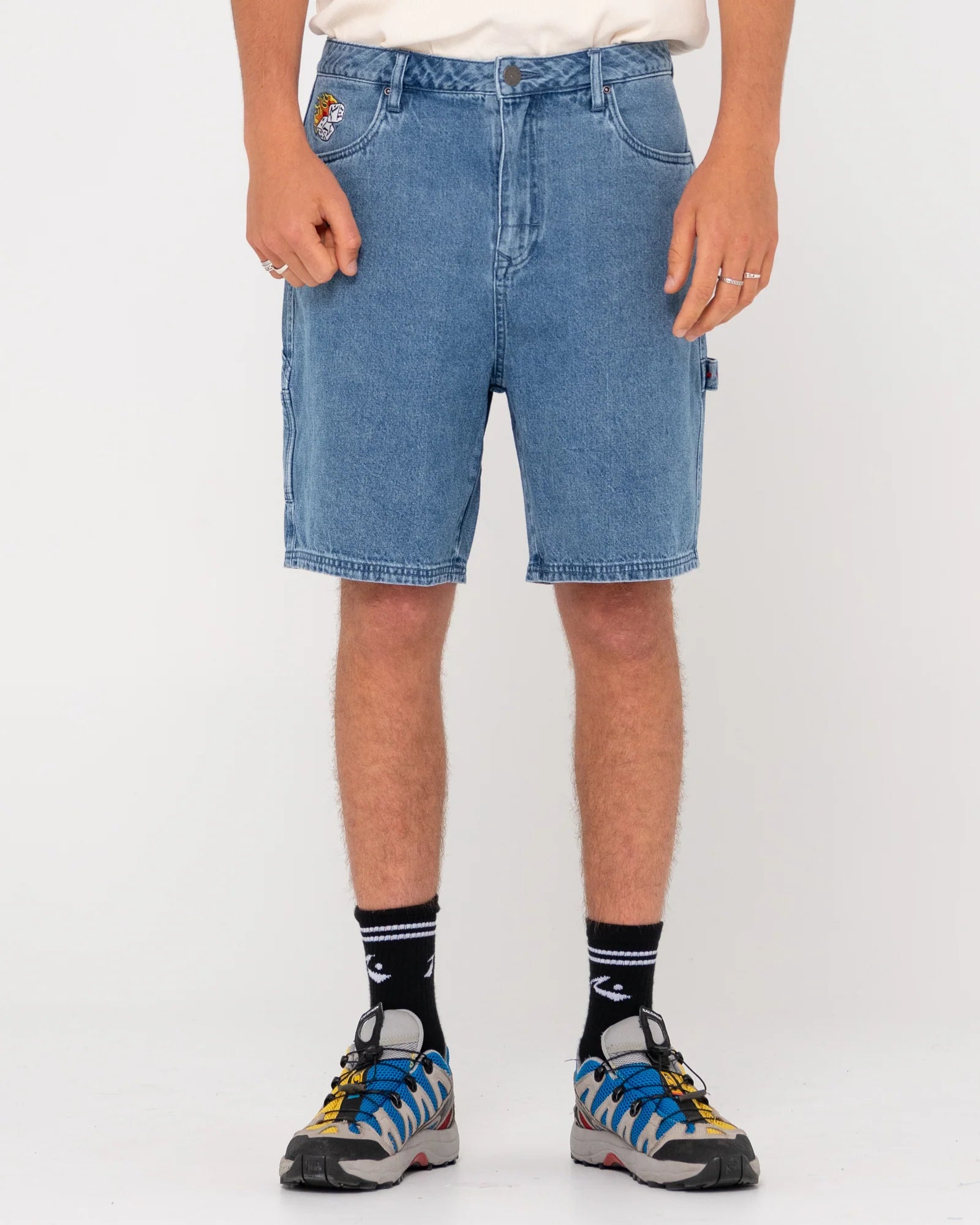 DUNGAREED DENIM 20 JORT, RUSTY, MESNS SHORTS, MENS JORT