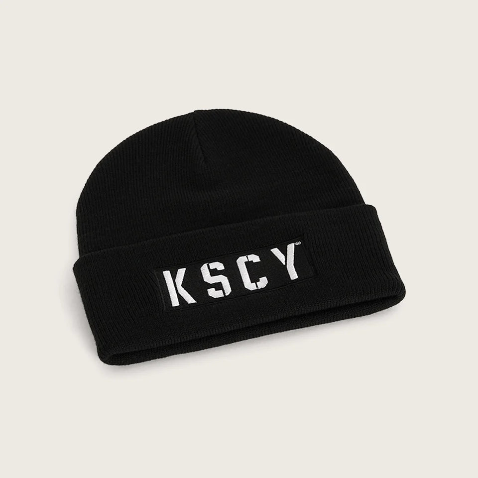 HUNCOT BEANIE, JET BLACK, KSCY