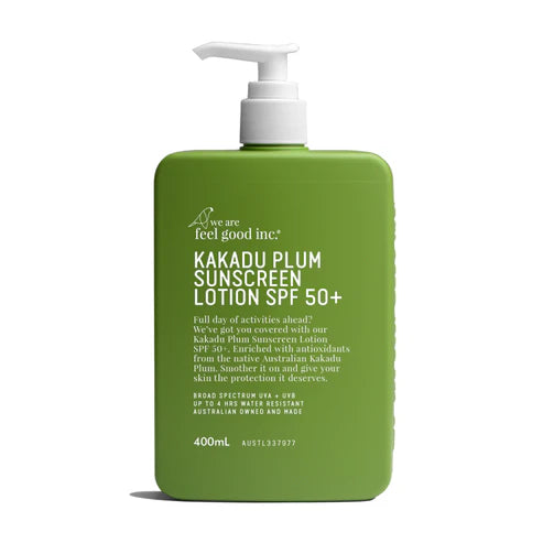 KAKADU PLUM SUNSCREEN LOTION SPF50+ 400ml, WE ARE FEEL GOOD INC