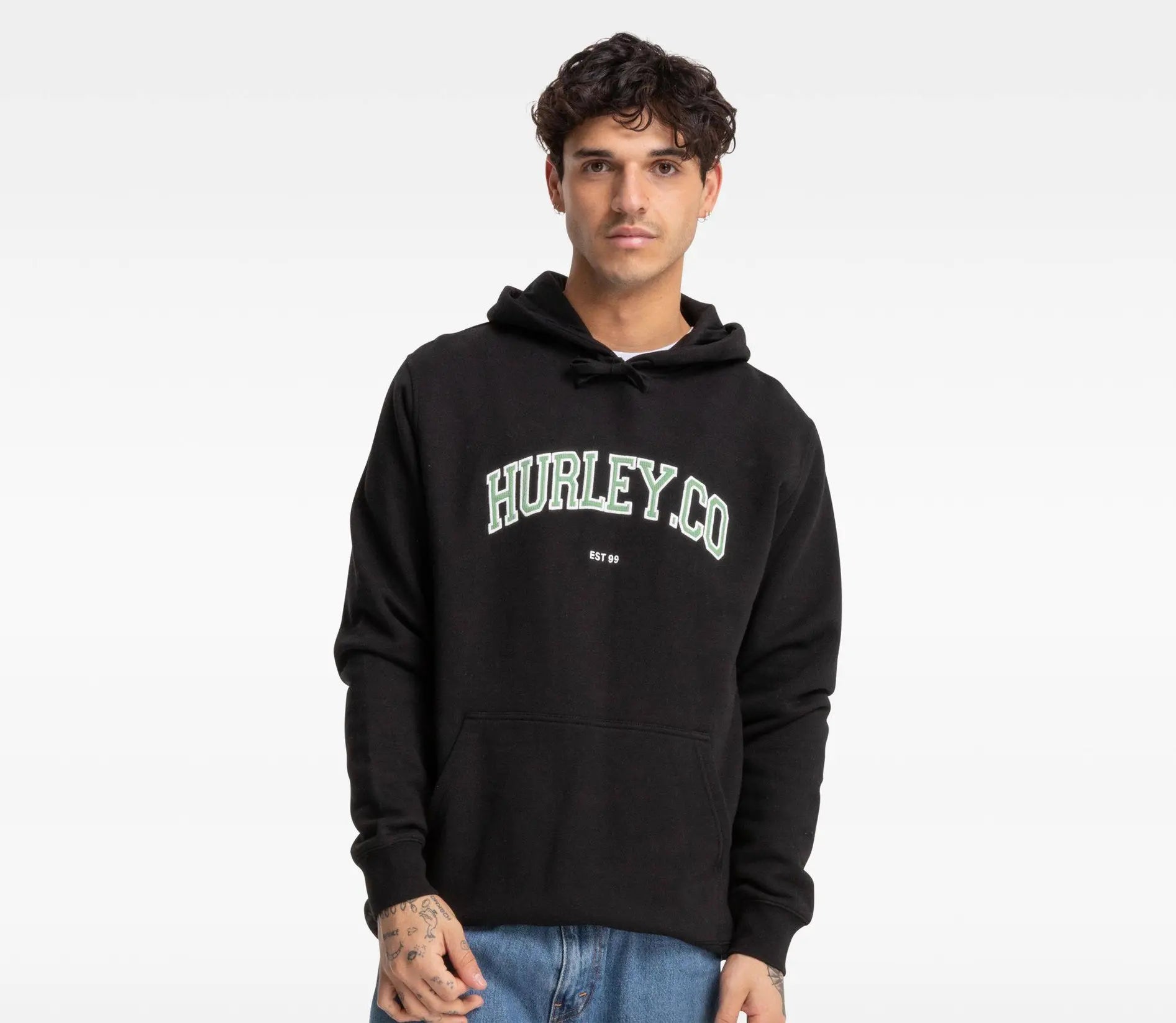 M AUTHENTICS FLEECE BLACK, HURLEY