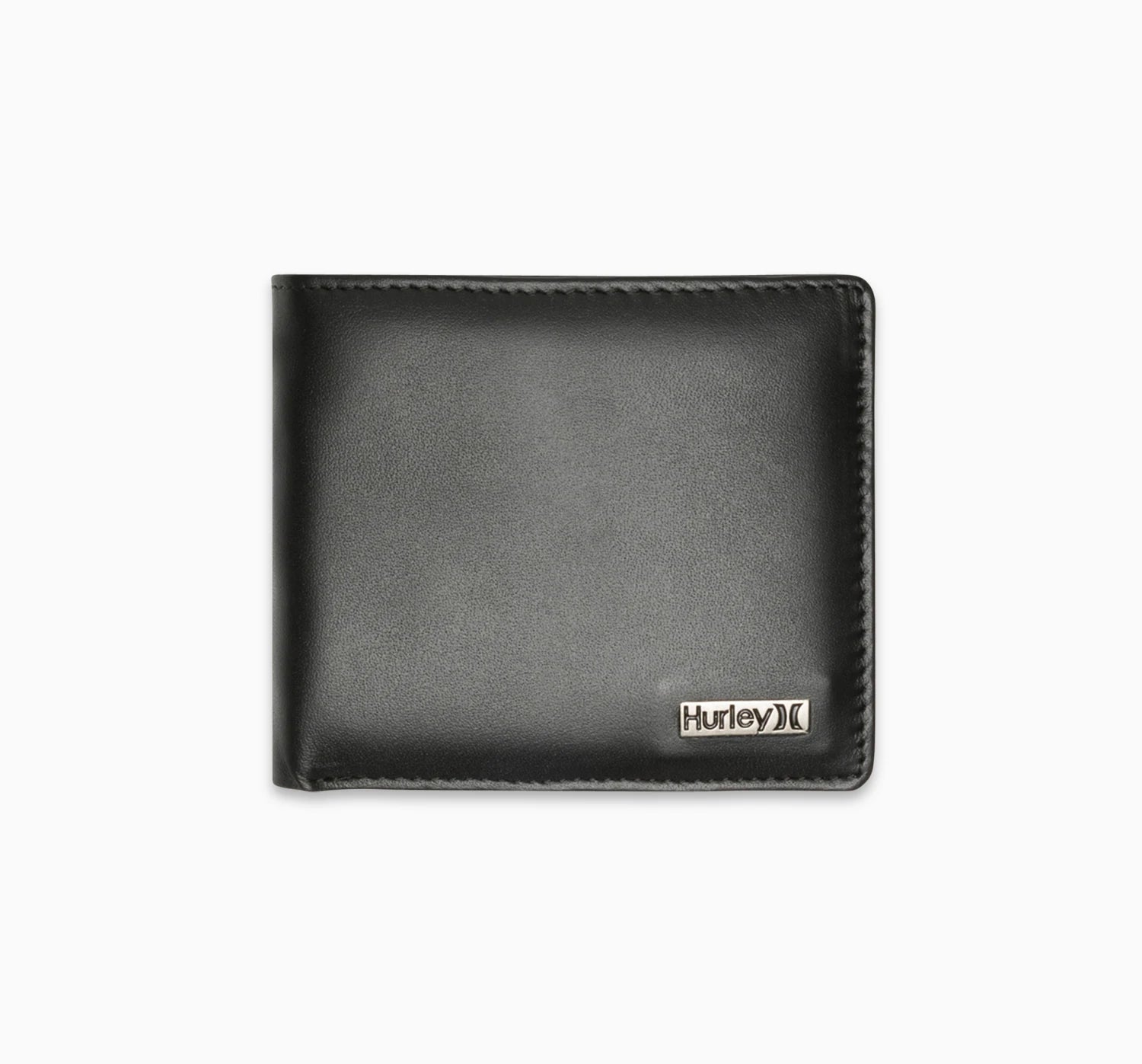 ONE AND ONLY LEATHER WALLET, HURLEY, BLACK