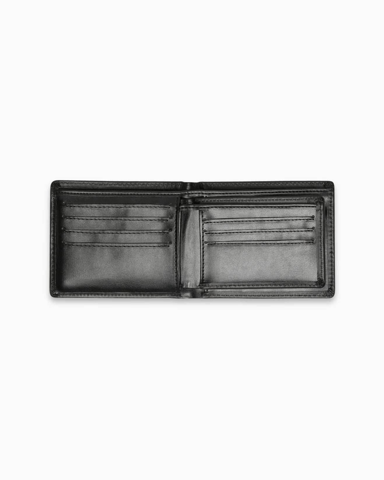 ONE AND ONLY LEATHER WALLET, HURLEY, BLACK