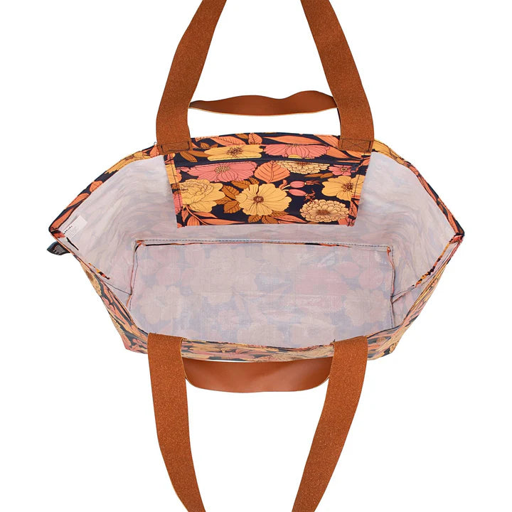 shopper tote, twilight meadow, kollab