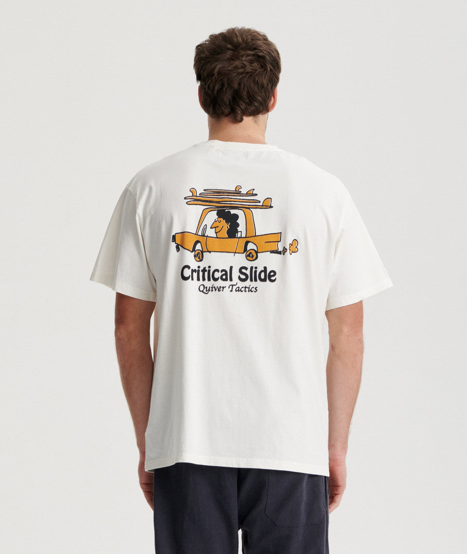 TACTICS TEE, VINTAGE WHITE, CRITICAL SLIDE