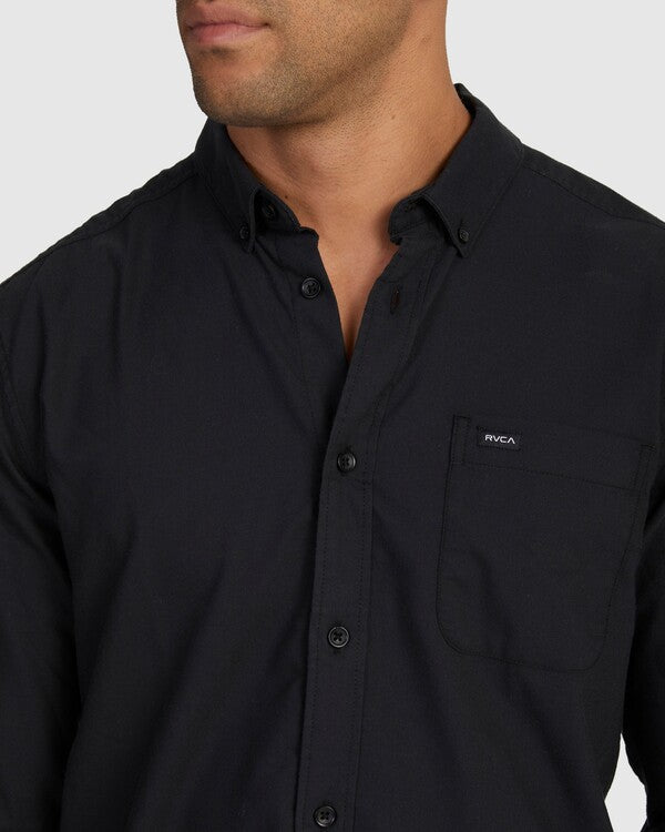 THATLL DO STRETCH LONG SLEEVE SHIRT, RVCA SHIRT, MENS SHIRTS, RVCA, MENS DRESS SHIRTS