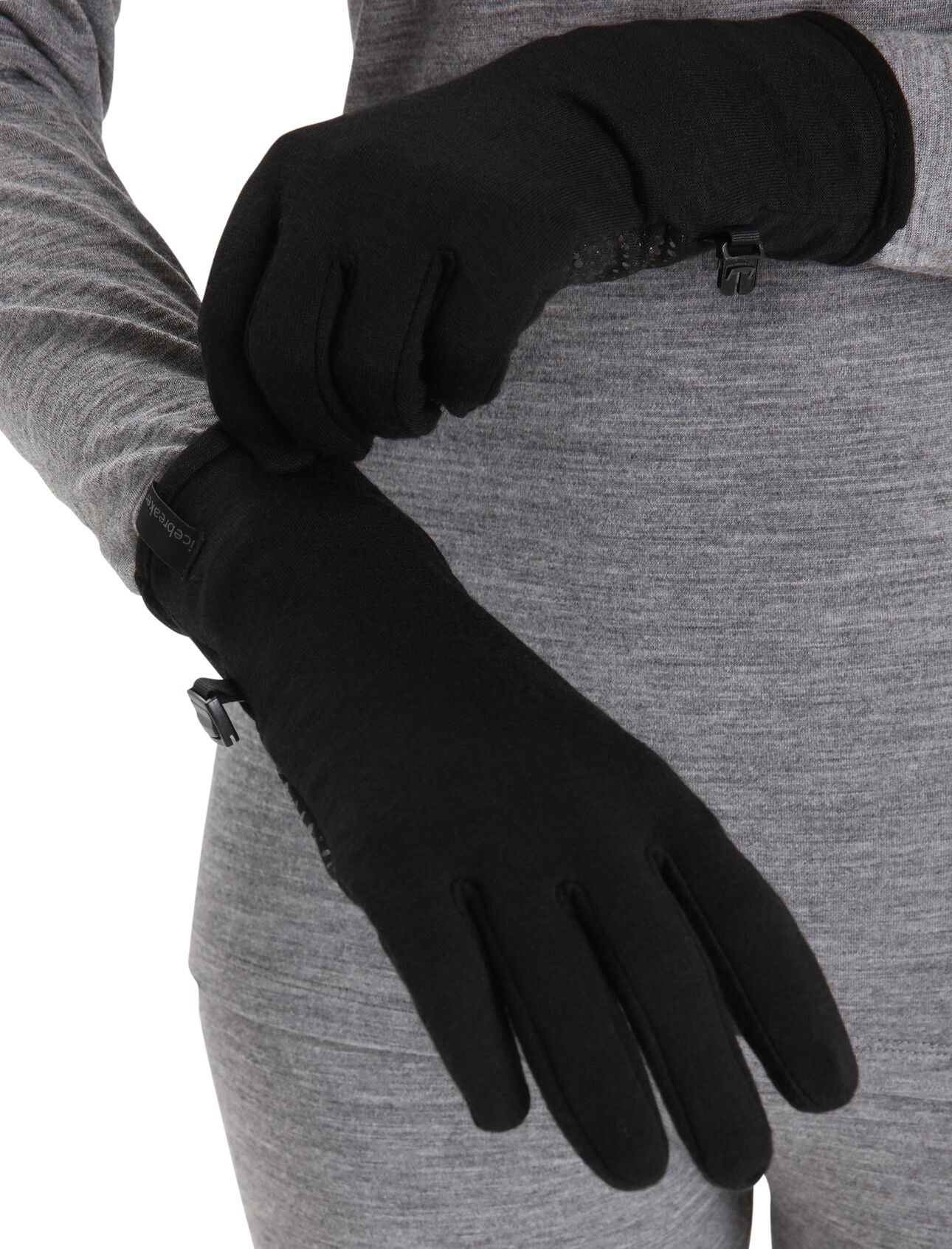 Unisex Merino Quantum Gloves black ice breaker