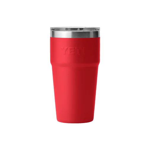 YETI, rambler, 20oz, recue red, stackable mugs