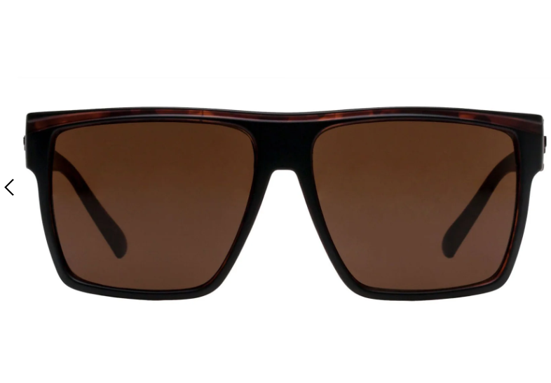 dirty magic le specs black matte/tort mens sunglasses brown frame summer