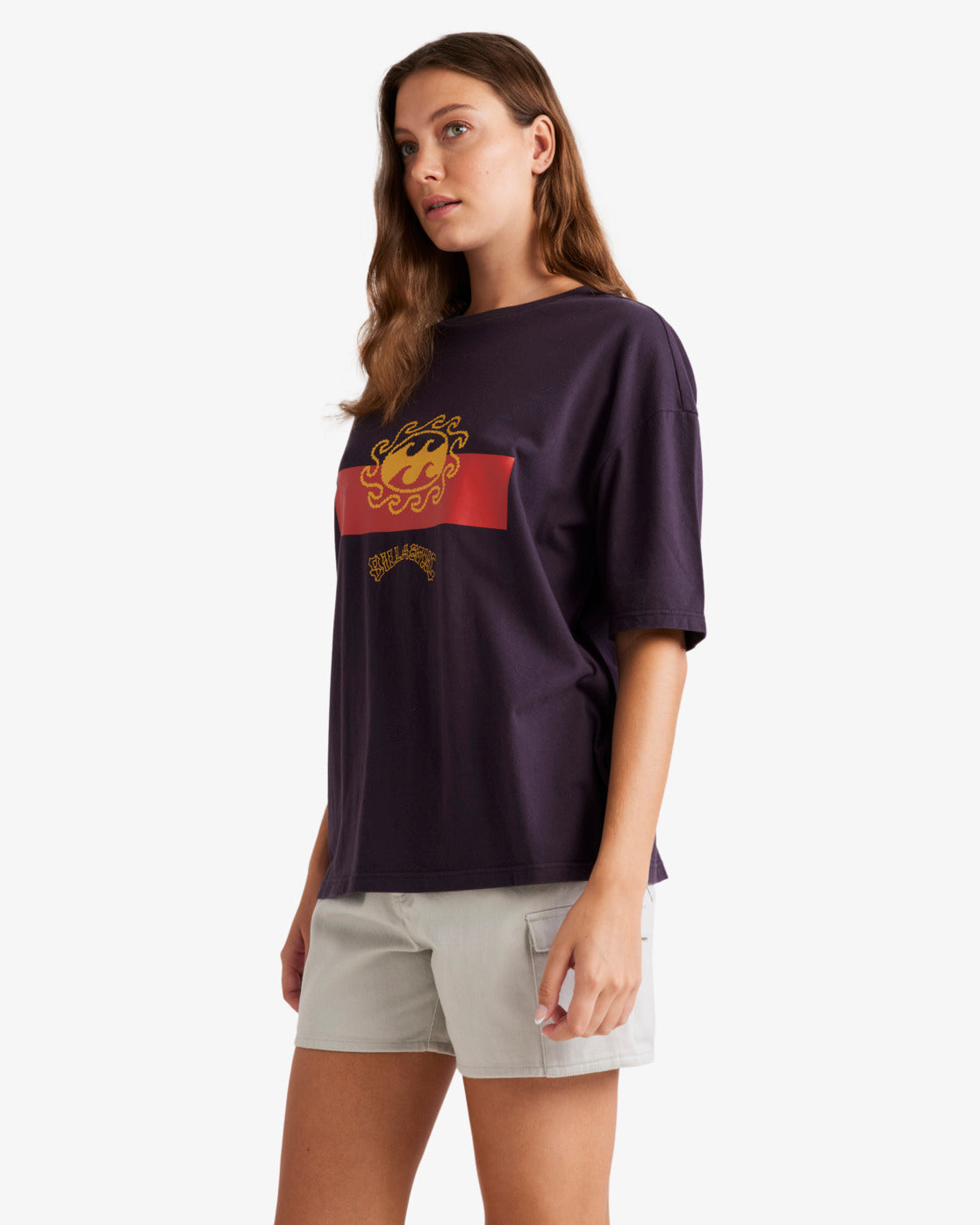 otis arch sun t shirt, billabong, womens t shirts