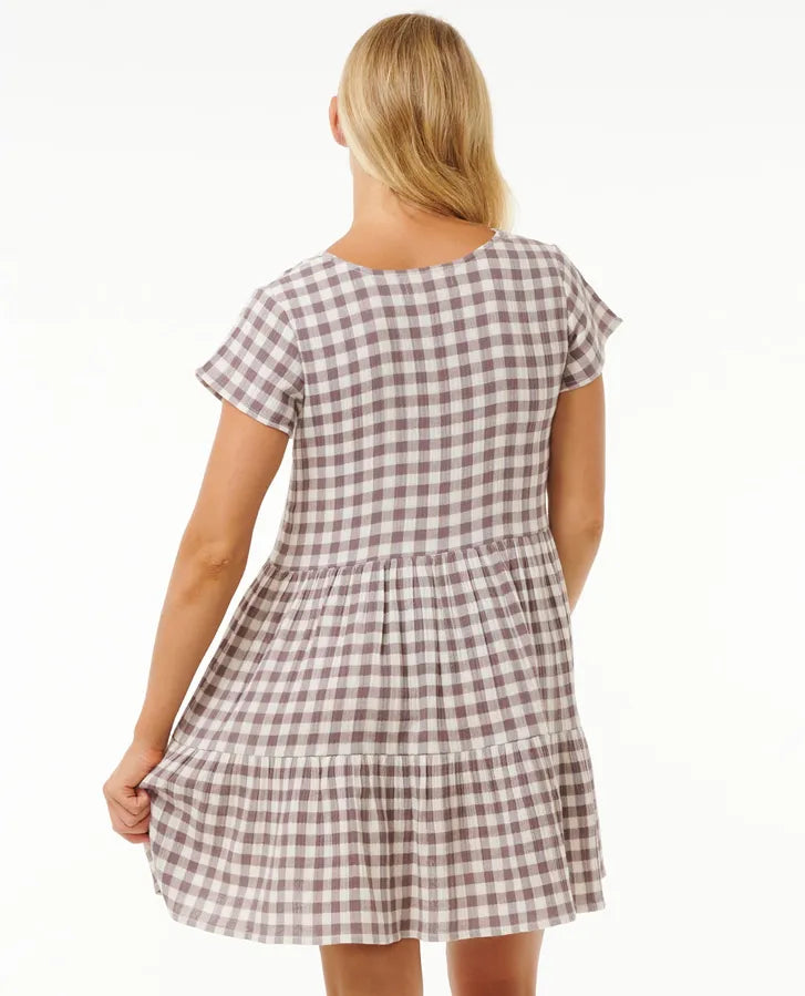 PREMIUM SURF CHECK DRESS