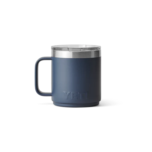 rambler 10oz, stackable mug, navy, yeti
