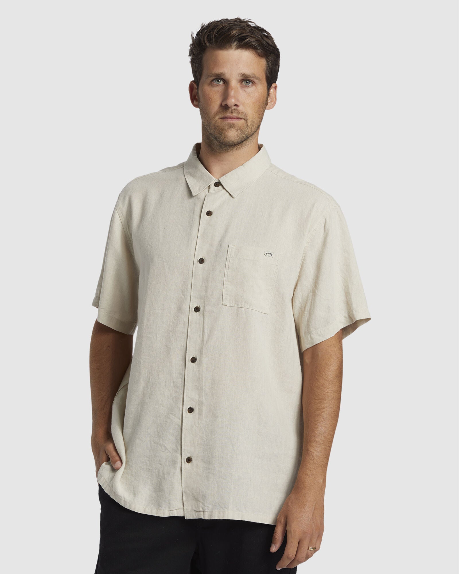 ricardo ss stone shirt, mens shirts, billabong shirts, mens billabong, mens button ups, mens casual shirts