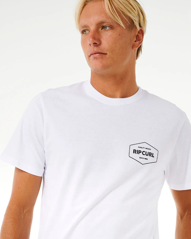 mens shirts, mens, ripcurl, white shirt, standard fit, short sleeve, surf