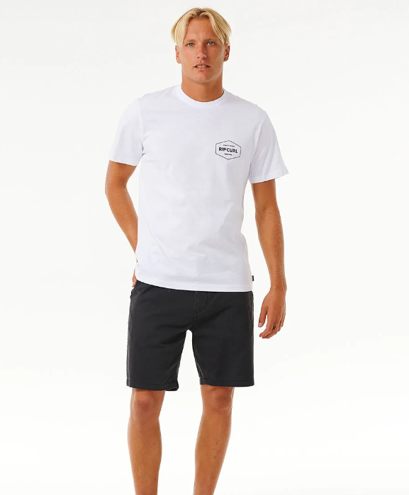 mens shirts, mens, ripcurl, white shirt, standard fit, short sleeve, surf