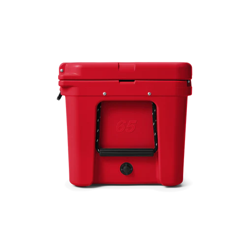 yeti hard coolers, tundra 65, rescue red