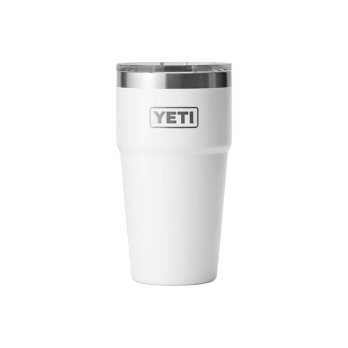 yeti, tumbler, 20oz, white, stackable mug