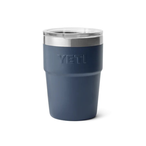 yeti rambler, 16oz stackable cup, navy