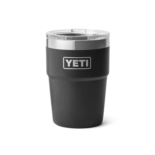 yeti, stackable, black, 16oz, mug