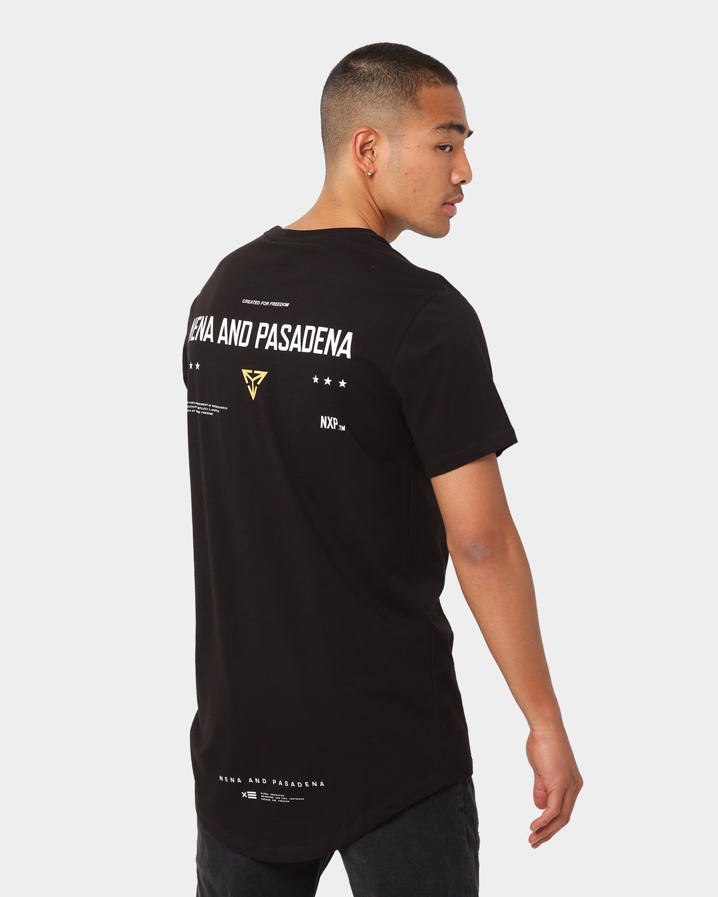 UNBOUND CAPE BACK TEE