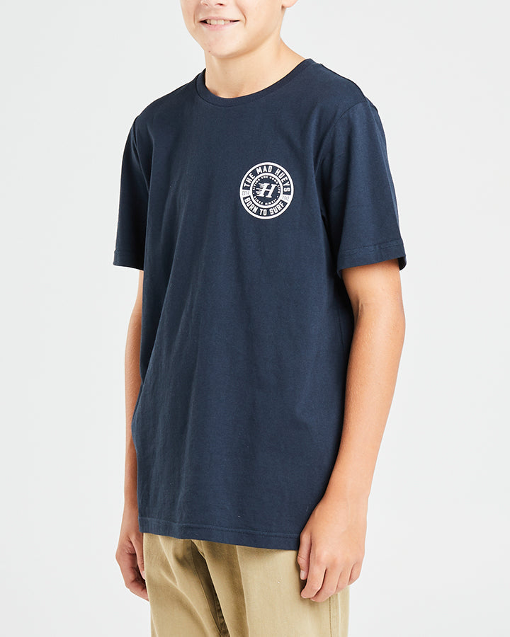 BORN TO SURF YOUTH SS TEE