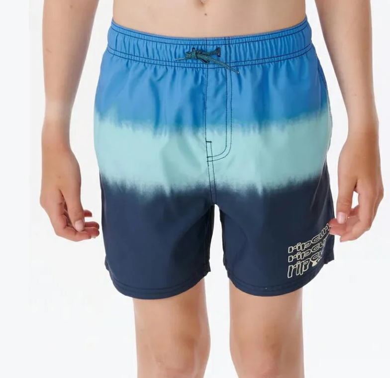 COSMIC TIDES TIE VOLLEY - BOY RIPCURL ROYAL BLUE Elastic waistband, Mesh side pockets, Woven badge, Printed logo, Back pocket with velcro, Hydrophobic quick dry BOYS BOARDSHORT CASUL SHORT SWIMWEAR YOUTH KIDS CLOTHING 8-16