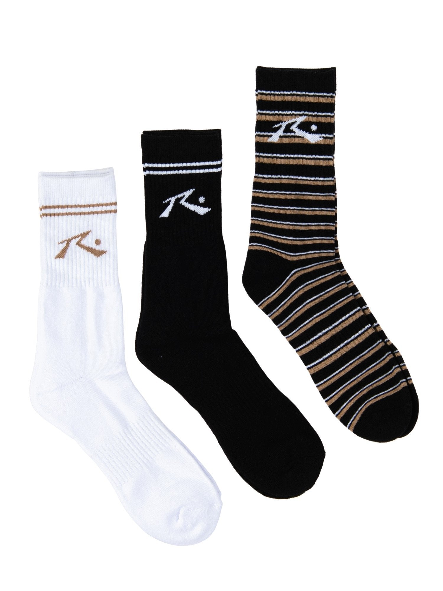 NEVER EVER MID CALF 3 SOCK PACK