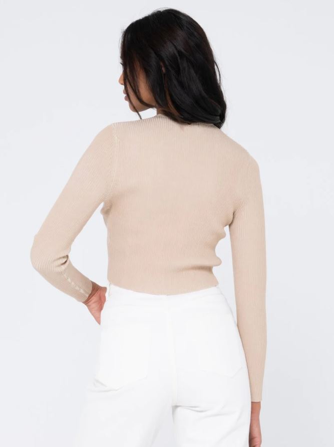 SOLACE LONG SLEEVE KNITTED TOP